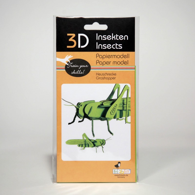 3D Papiermodell - Heuschrecke