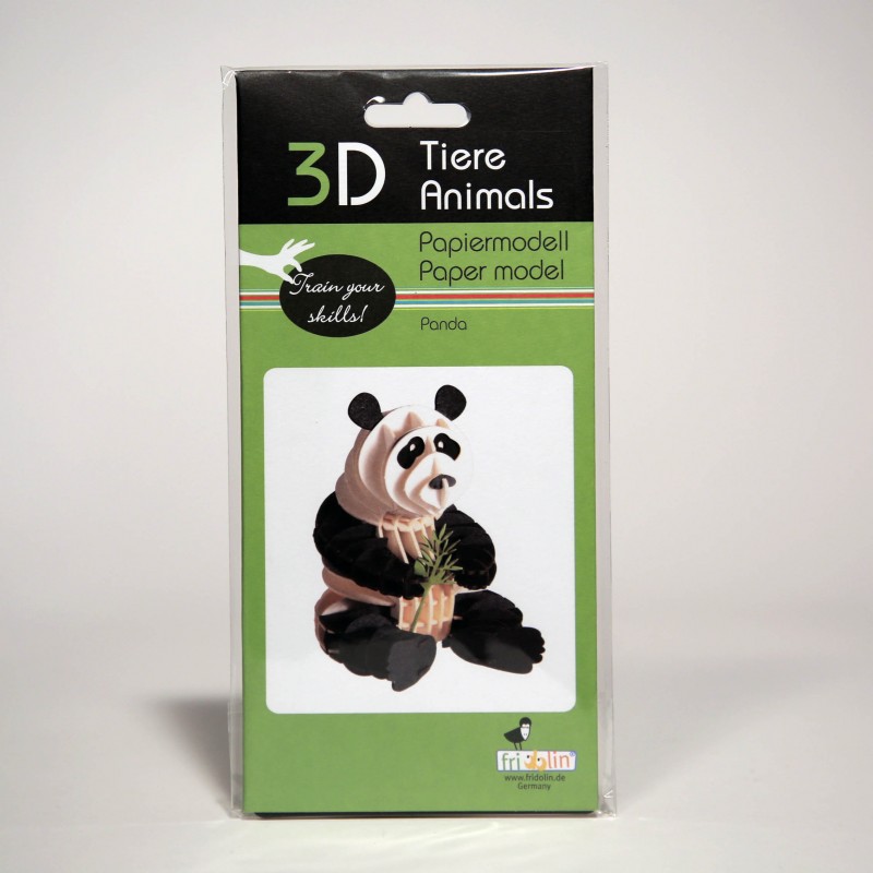 3D Papiermodell - Panda