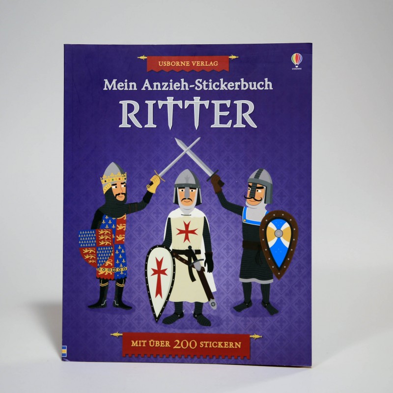 Mein Anziehen-Stickerbuch - Ritter